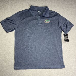 NWT Colosseum Florida Gators Shirt‎ Men's Large Blue Short Sleeve Polo Collared